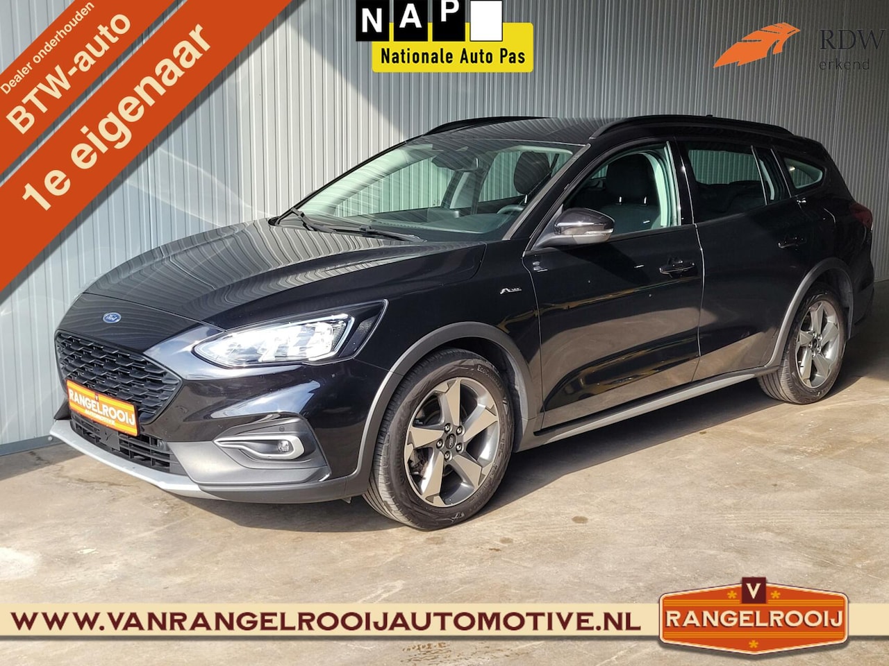 Ford Focus Wagon - 1.0 Active, LED kopl., ad. cruise, clima, trekh., DAB, pdc - AutoWereld.nl