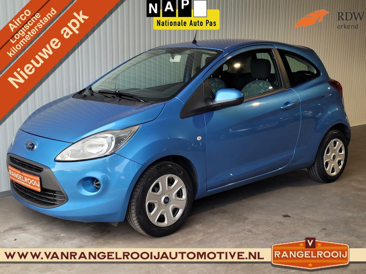 Ford Ka - 1.2 Comfort start/stop 1.2 Comfort start/stop, airco, el. pakket, weinig km - AutoWereld.nl