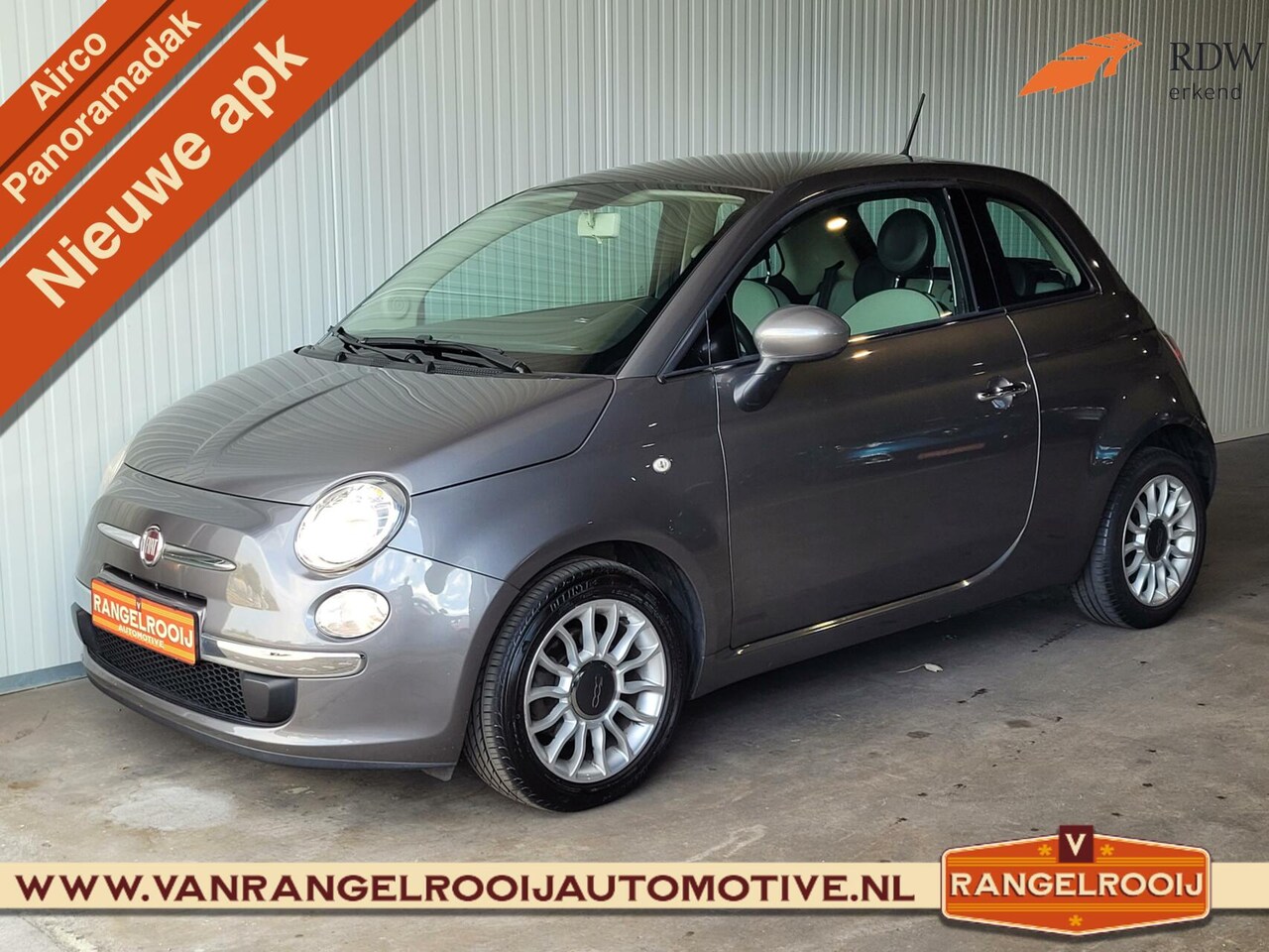 Fiat 500 - 0.9 TwinAir Turbo 0.9 TwinAir Turbo 105PK, airco, pano, pdc, 15"lmv - AutoWereld.nl