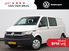 Volkswagen Transporter - 2.0TDI 110PK L2H1 28 Dubb. Cabine | Airco | Cruise | Bluetooth | Bijrijdersbank | Achterde