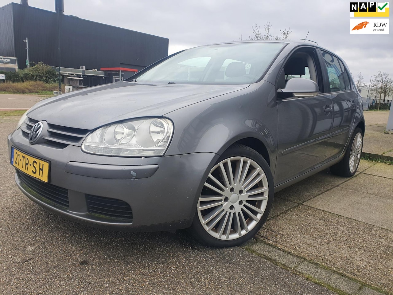 Volkswagen Golf - 1.6 FSI Optive 5-DRS|ECC|6-BAK|APK|NAP|2007 - AutoWereld.nl