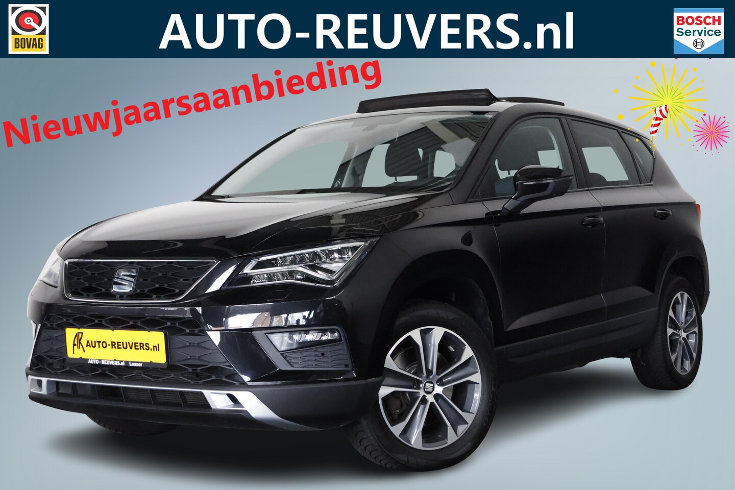 Seat Ateca - 1.4 EcoTSI 150 pK / DSG / Panorama / Opendak / Keyless / Navi / LED - AutoWereld.nl