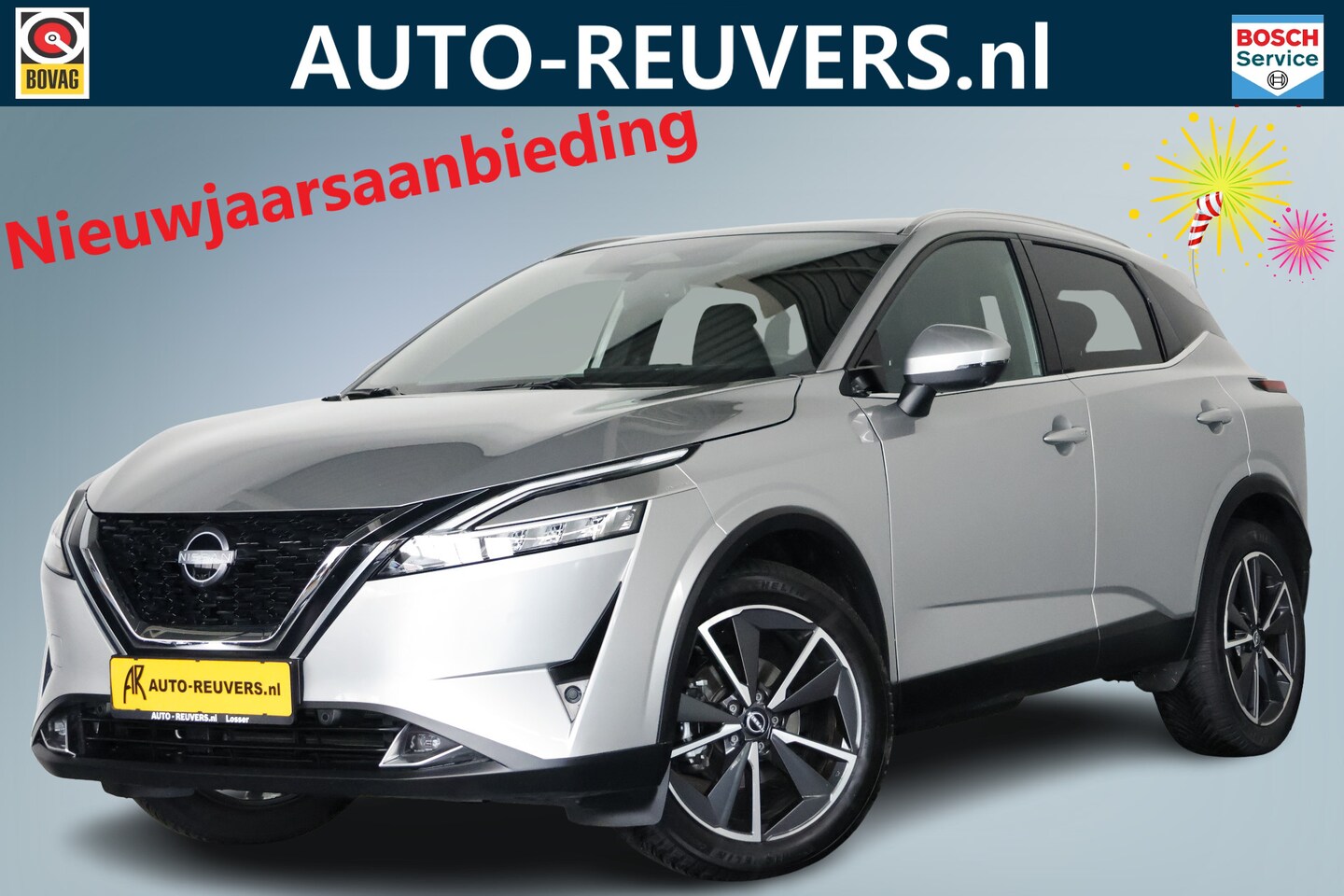 Nissan Qashqai - 1.3 MHEV Tekna / Pano / HUD / CarPlay / Cam / Pilot assist - AutoWereld.nl