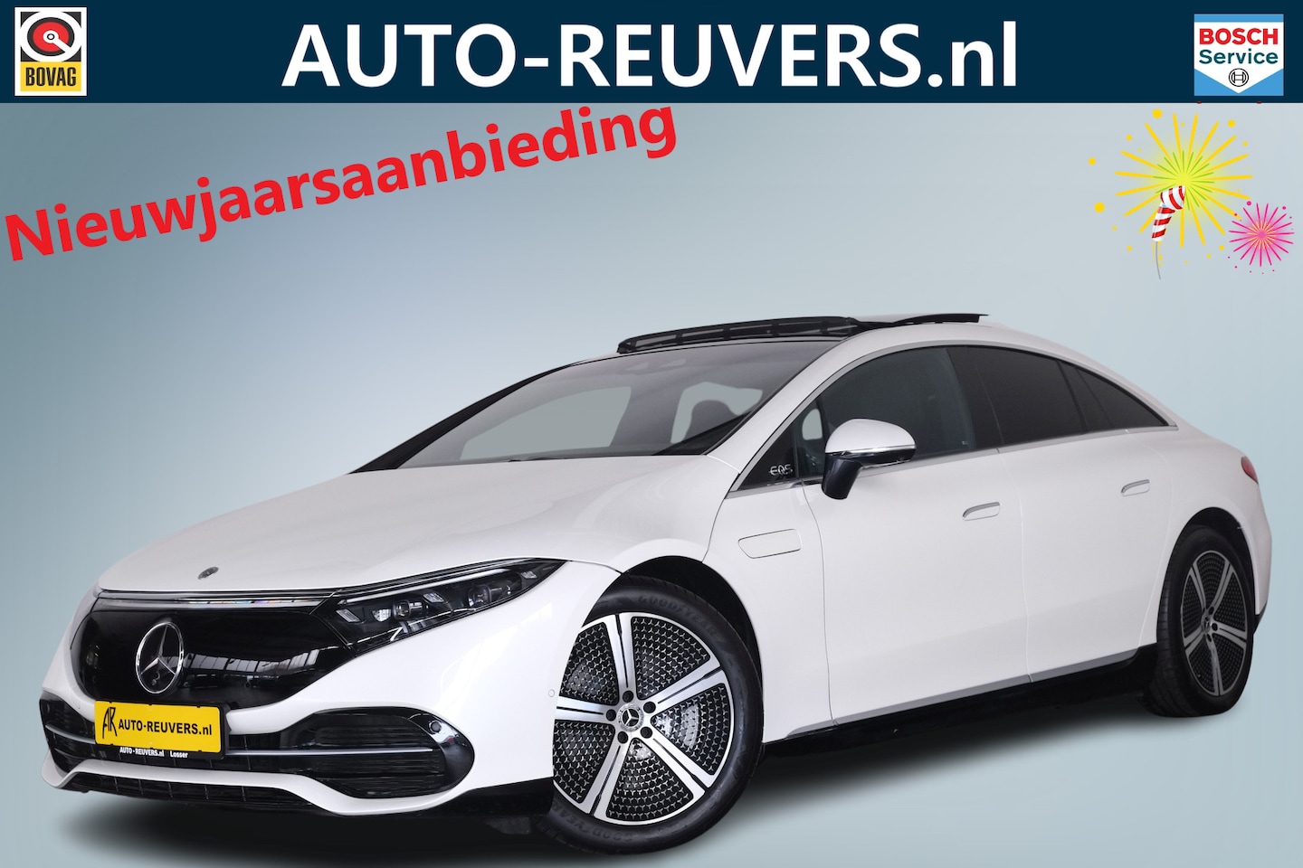 Mercedes-Benz EQS - 580 4MATIC Luxury Line 108kWh / Panorama / Opendak / Leder / Vitual Cockpit - AutoWereld.nl