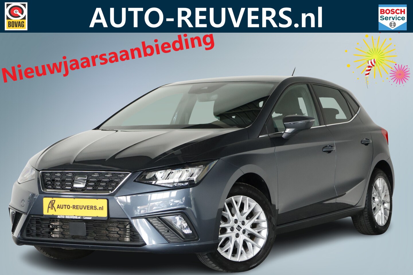 Seat Ibiza - 1.0 EcoTSI Xcellence / LED / Navi / CarPlay / DSG / Clima - AutoWereld.nl