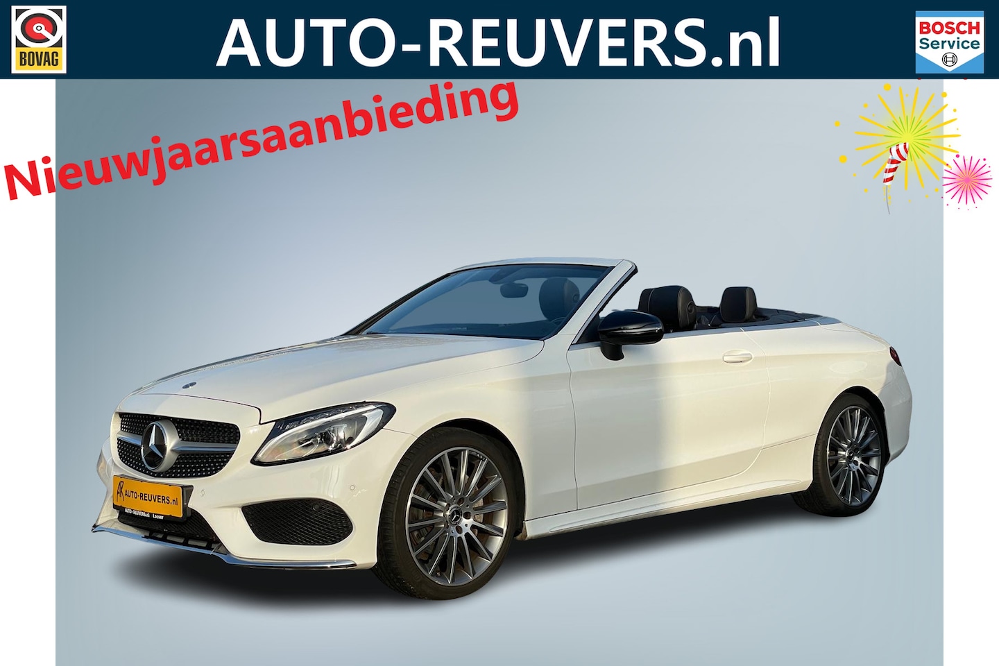 Mercedes-Benz C-klasse Cabrio - 200 AMG Line / Leder / LED / Camera / Trekhaak / Memory seats - AutoWereld.nl