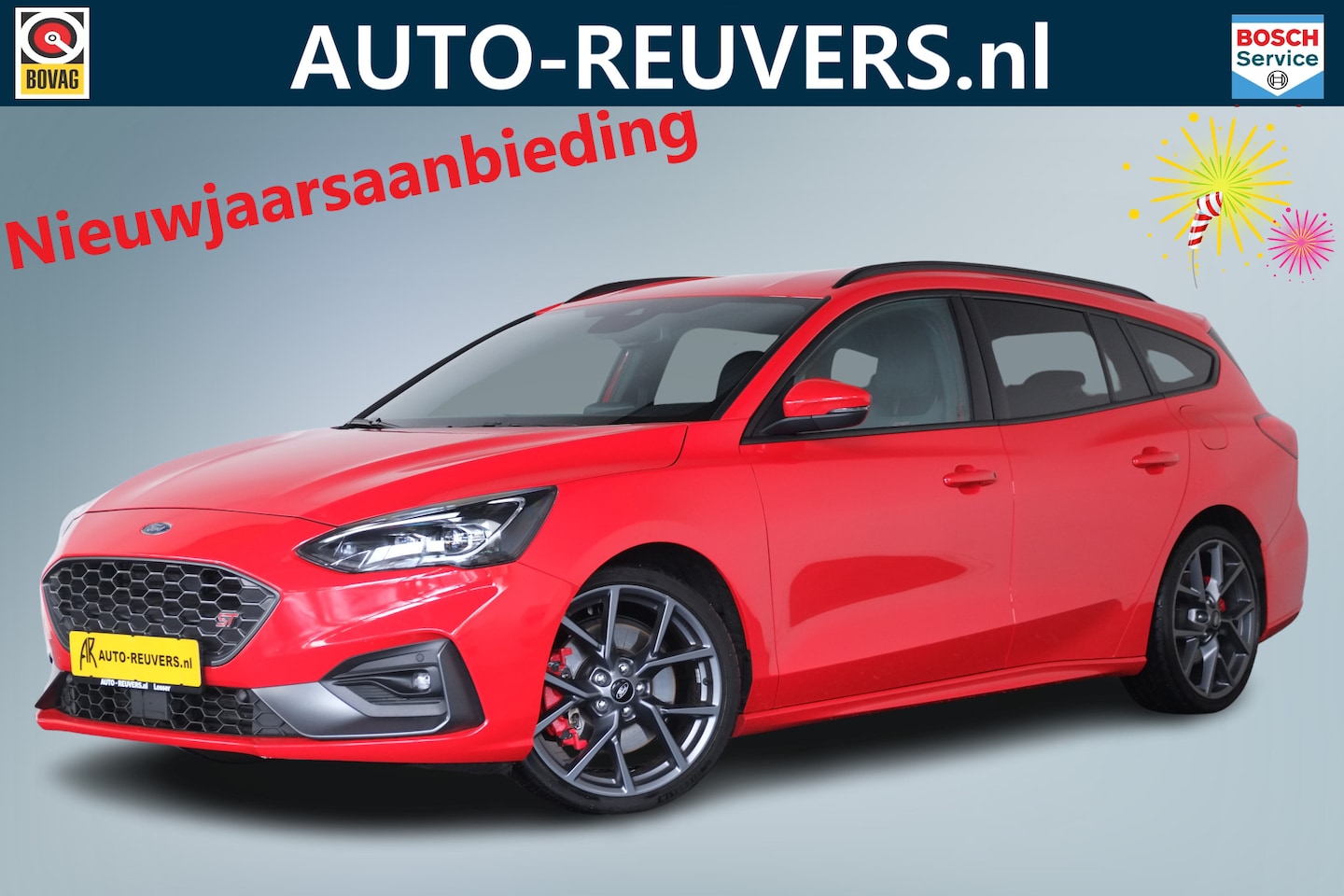 Ford Focus Wagon - 2.3 EcoBoost ST-3 / Navi / LED / Trekhaak / Carplay / Adaptieve cruise - AutoWereld.nl