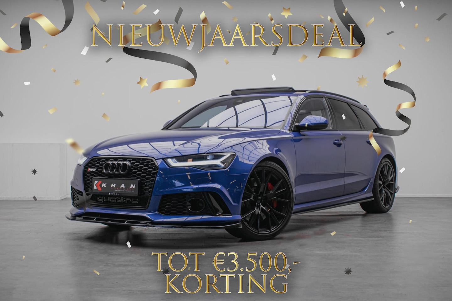 Audi RS6 - 4.0 TFSI Quattro Performance Pro Line Plus | Maxton Pakket| Pano| Akrapovic | - AutoWereld.nl