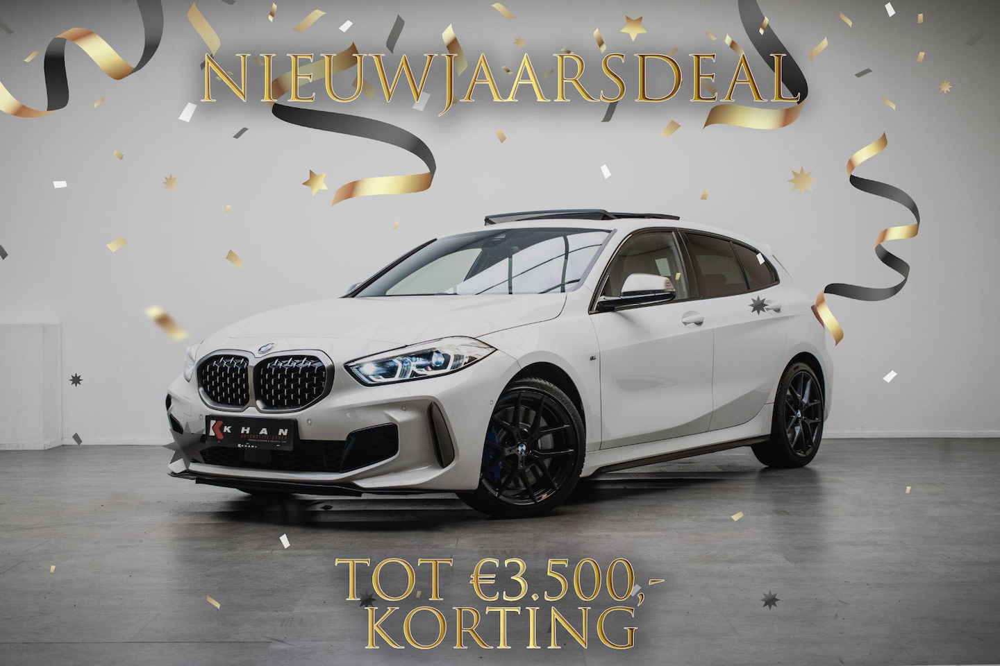 BMW 1-serie - M135i xDrive High Executive Pano|Kuipstoelen|Head-Up|Harman|Elektr. - AutoWereld.nl