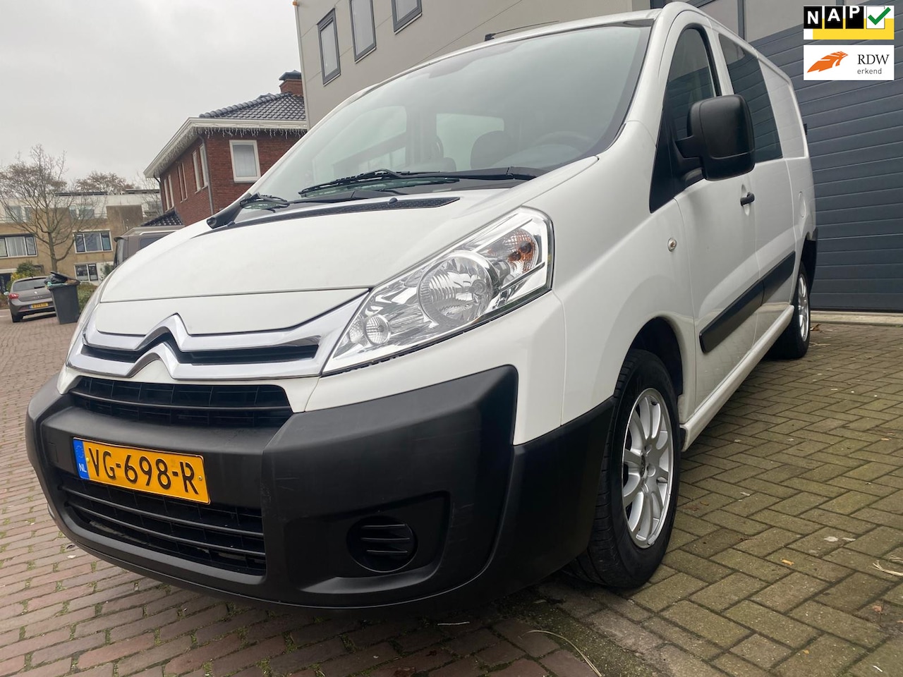 Citroën Jumpy - 12 2.0 HDI L2H1/5pers/Cruise-c/Stoelverwarming/Airco/PDC/AUX/1eigenaar - AutoWereld.nl