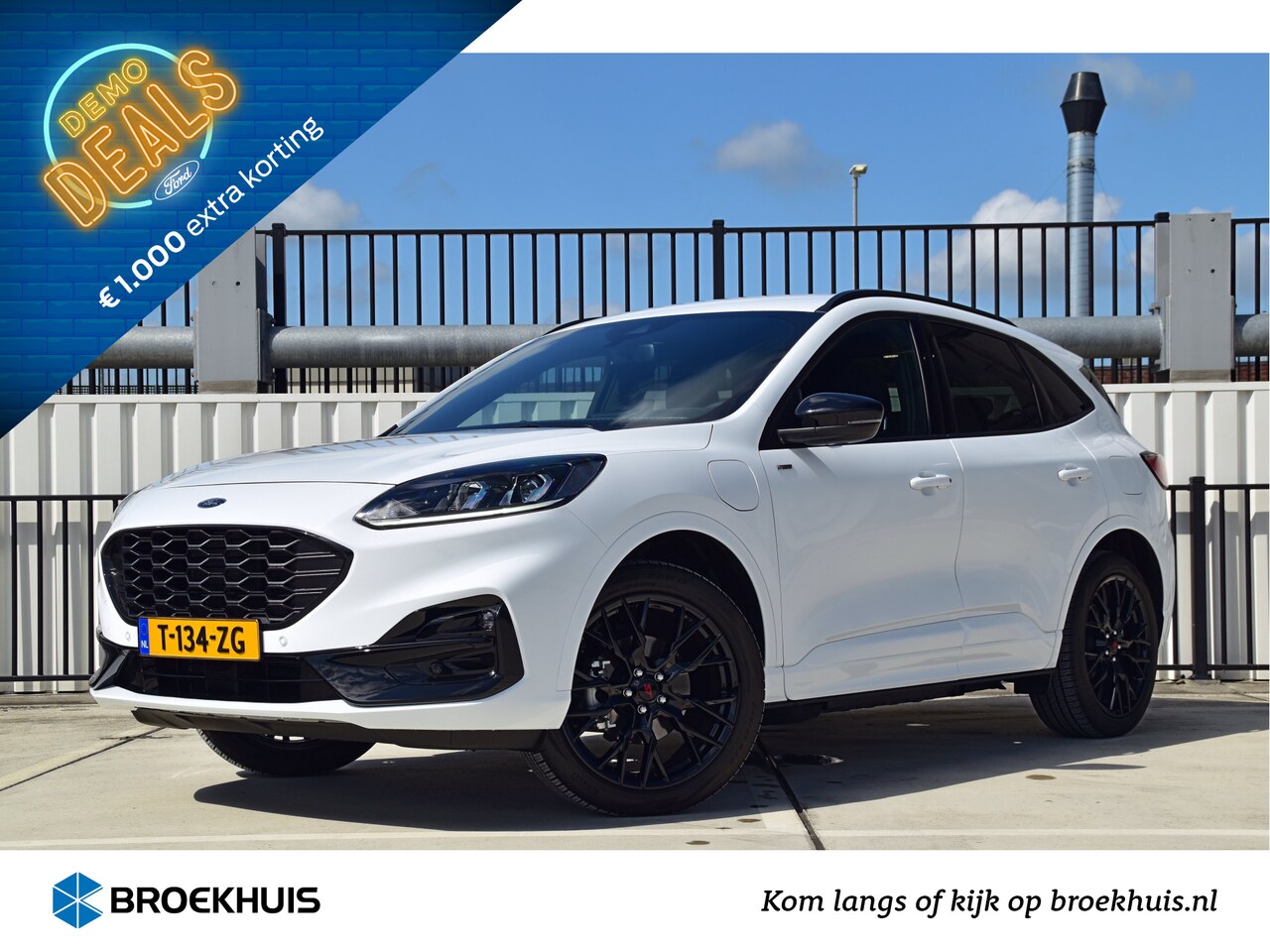 Ford Kuga - 2.5 PHEV 225pk ST-Line | Black Edition | 20" LMV | Camera | Climate control | Lane keeping - AutoWereld.nl