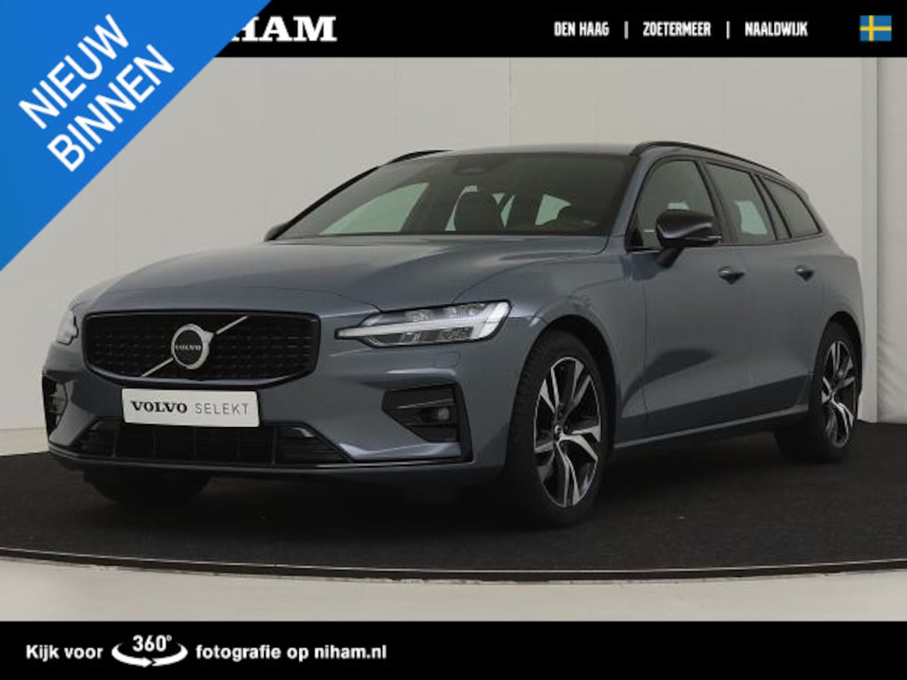 Volvo V60 - B3 (M-HYBRID) PLUS DARK -LIGHTING|PANO.DAK|HK-AUDIO|360CAM|TREKHAAK - AutoWereld.nl