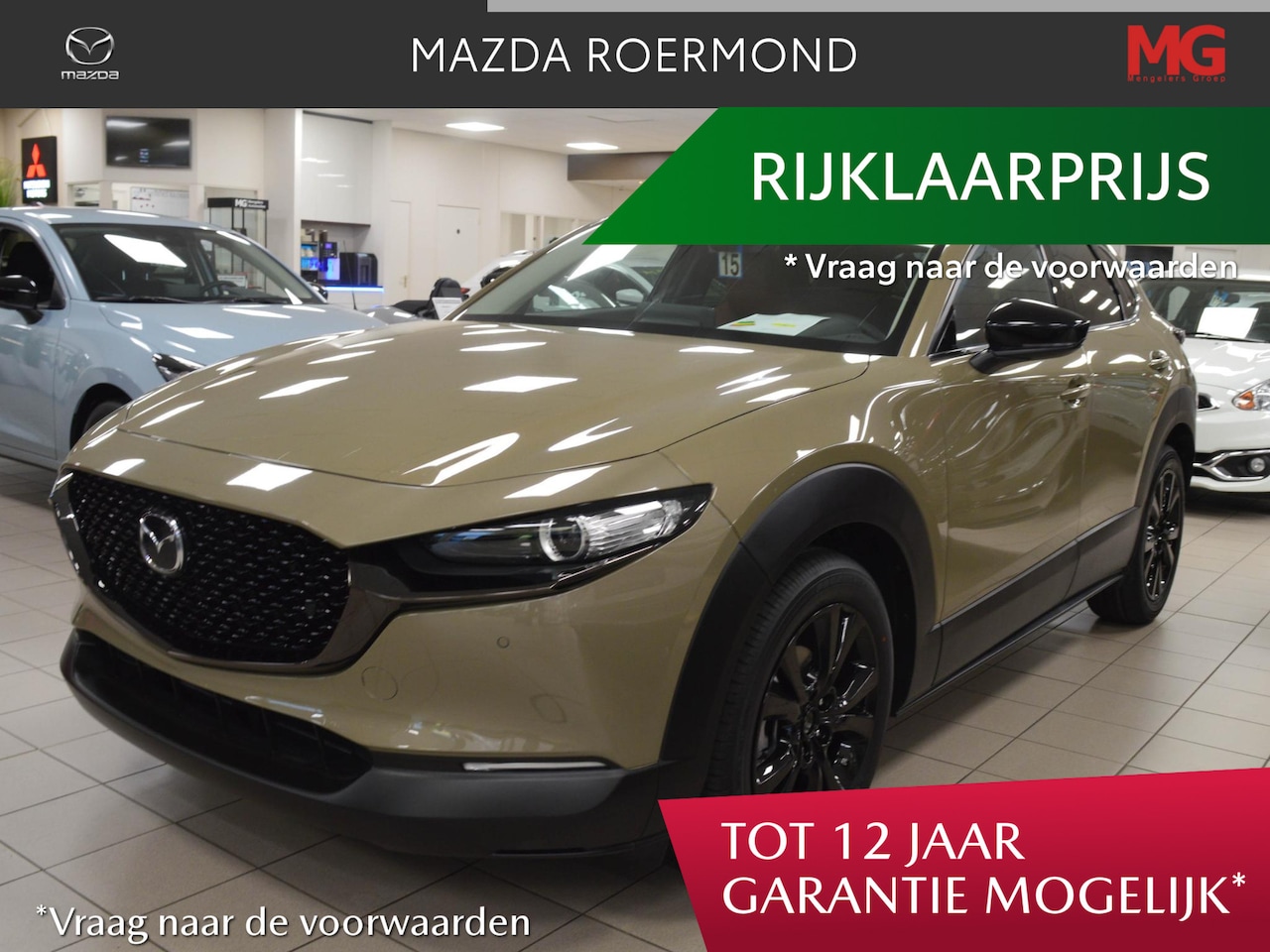 Mazda CX-30 - 2.0 e-SkyActiv-G M Hybrid 6AT Nagisa/Nieuw/ ALL IN PRIJS - AutoWereld.nl