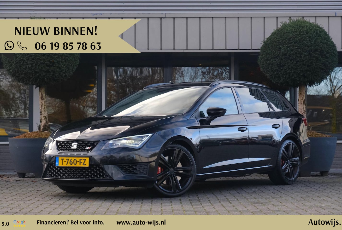 Seat Leon ST - 2.0 TSI Cupra 280|Led|Navi|DSG|Alcantara|Clima - AutoWereld.nl