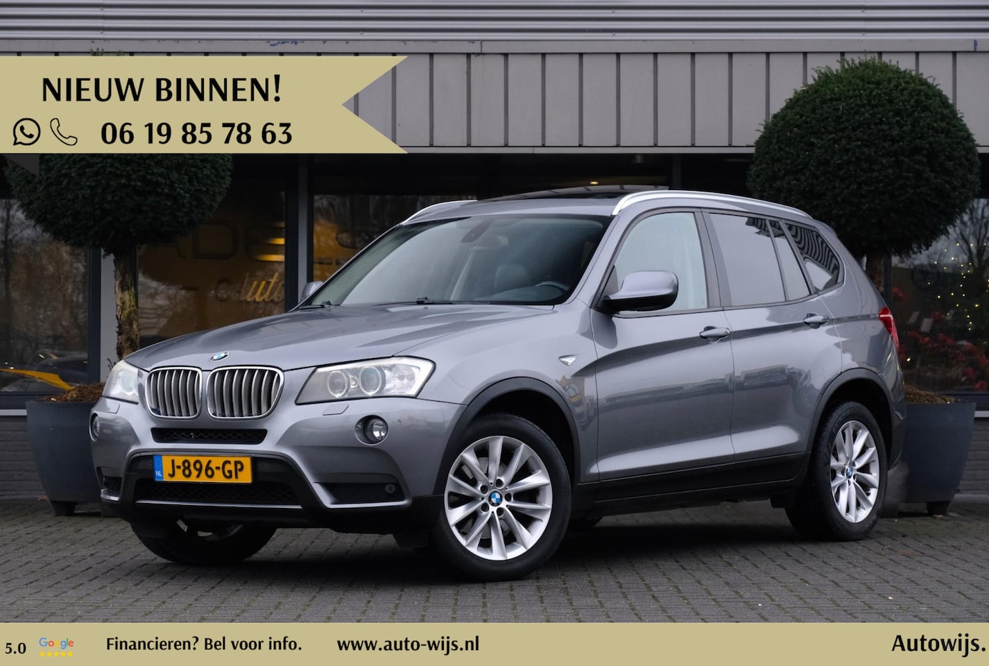 BMW X3 - XDrive35i High Executive|HUD|Leder|Panodak|Xenon|Stoelverw - AutoWereld.nl