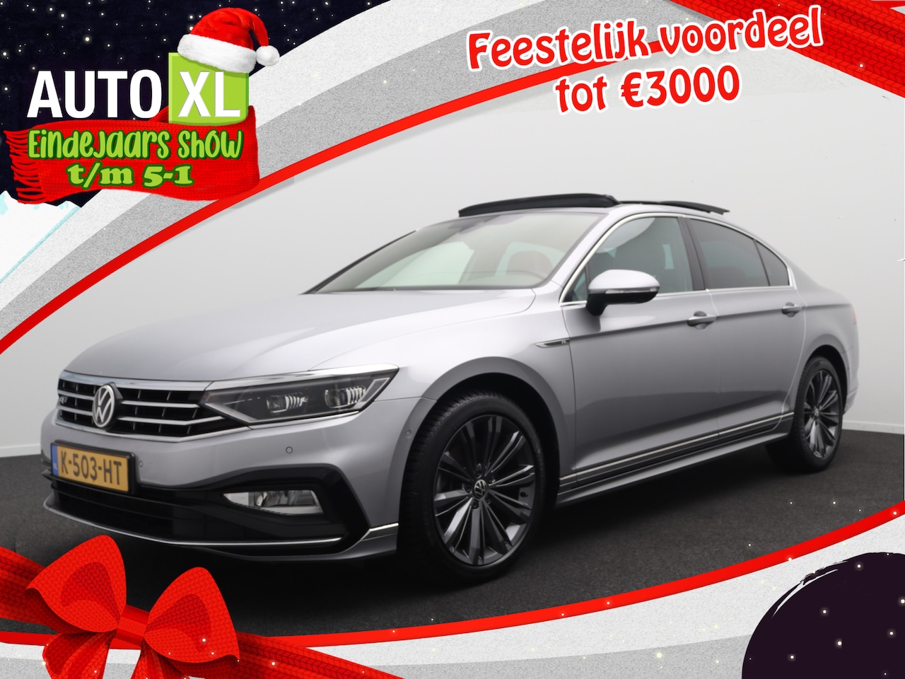 Volkswagen Passat - 1.5 TSI 150PK Aut. R-Line NW Model Pano-dak 360*Camera Leder  1k - AutoWereld.nl