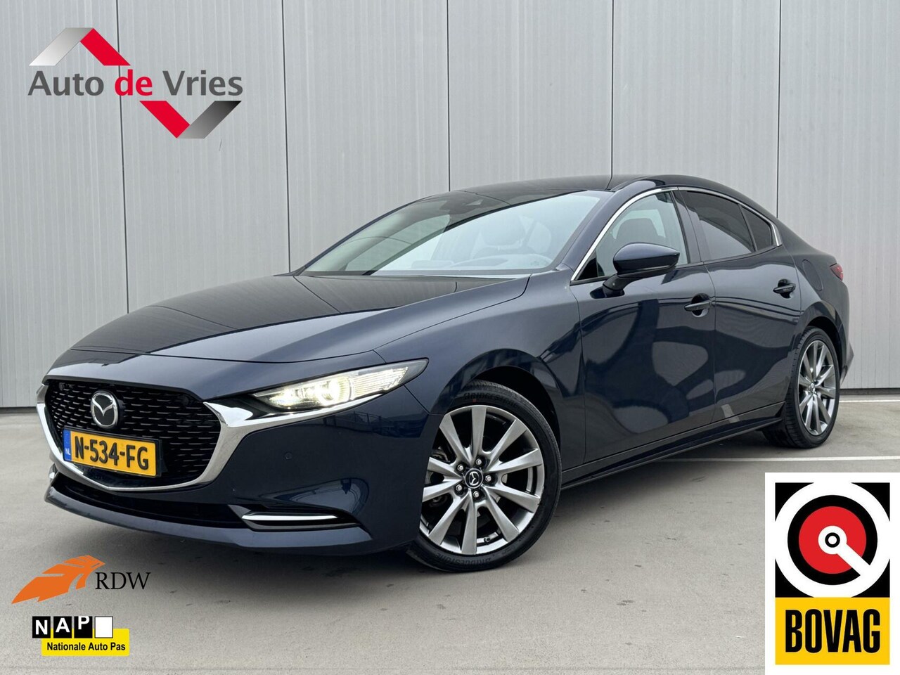 Mazda 3 - 2.0 e-SkyActiv-X M Hybrid 186 Luxury|Trekhaak|NLauto - AutoWereld.nl