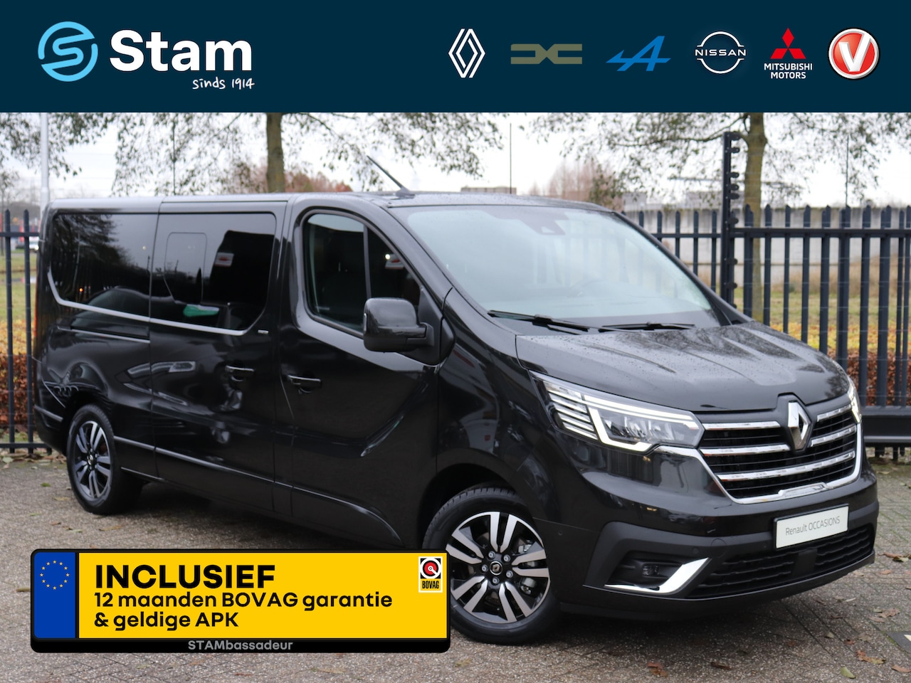 Renault Trafic - L2H1 Spaceclass dCi 170pk EDC/Automaat RIJKLAAR | 7-persoons | Navi | Zeer luxe | 17" velg - AutoWereld.nl