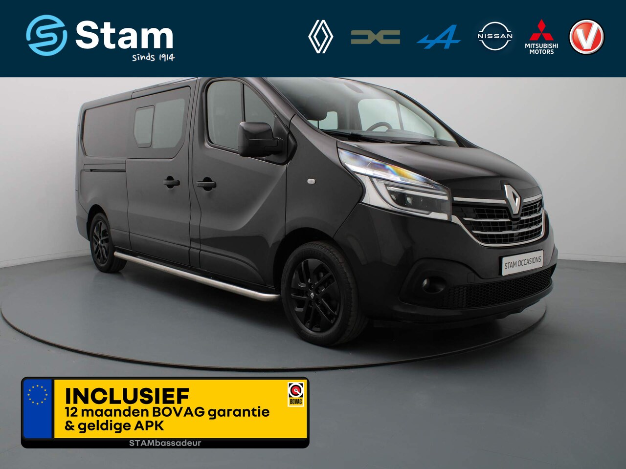 Renault Trafic - dCi 170pk T29 L2H1 Dubbele Cabine Luxe Airco | Camera | Navi | Trekhaak - AutoWereld.nl