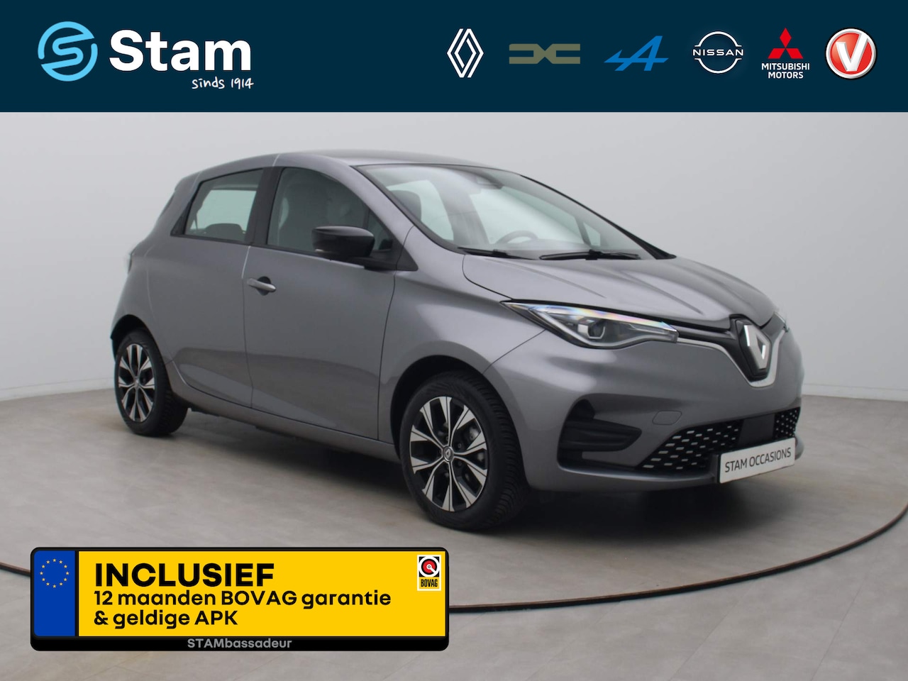 Renault Zoe - R135 Evolution 52 kWh KOOPBATTERIJ Climate | Navi | Parksens. - AutoWereld.nl