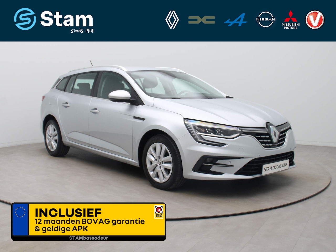 Renault Mégane Estate - TCe 140pk Business Zen Camera | Climate | Navi | Parksens. v+a - AutoWereld.nl