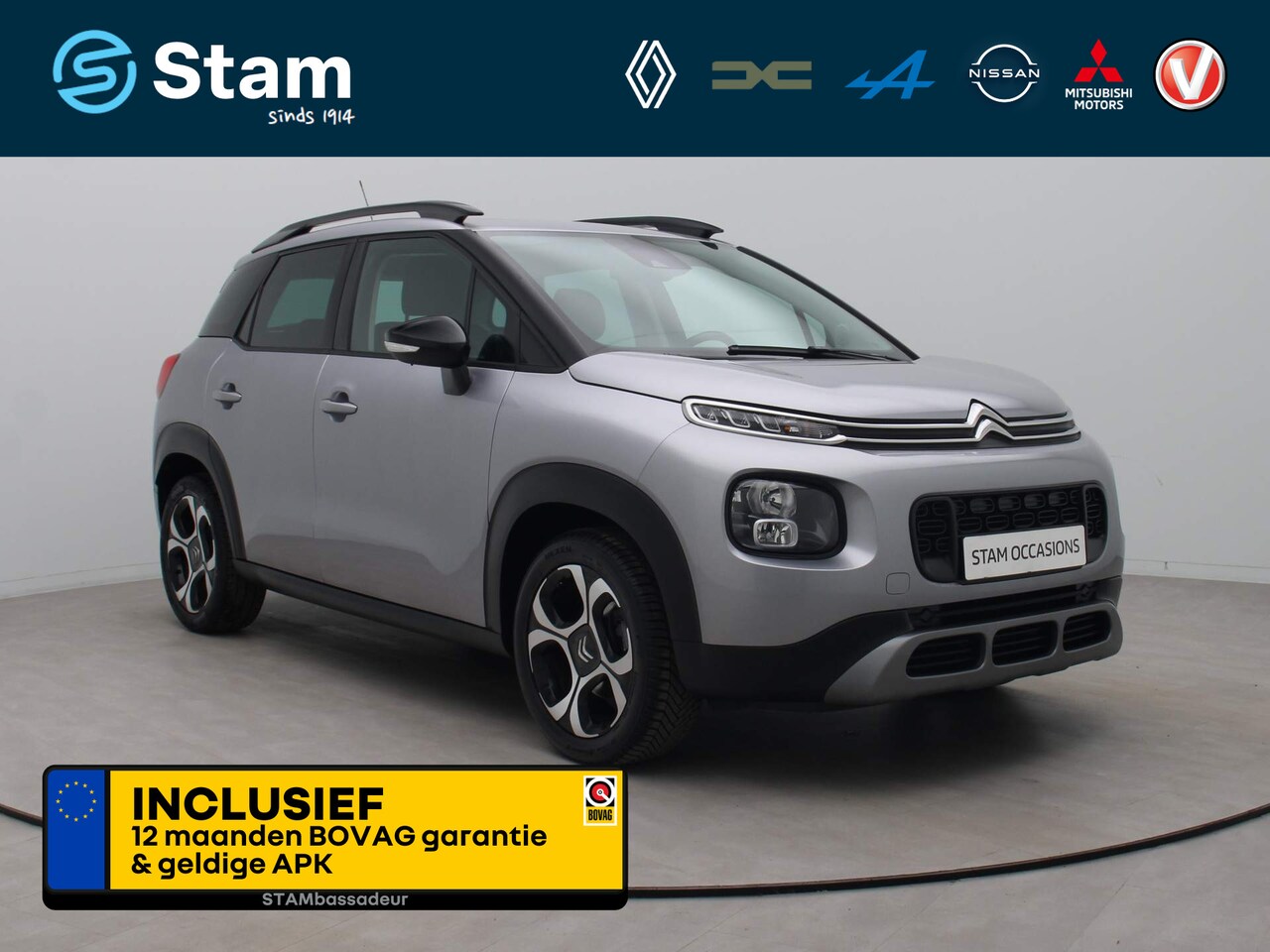 Citroën C3 Aircross - 111pk PureTech S&S Shine Climate | Navi | Panoramadak | 17" inch velgen - AutoWereld.nl