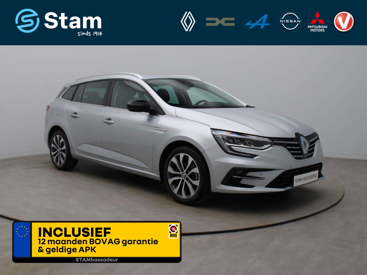 Renault Mégane Estate - TCe 140pk Techno EDC/AUTOMAAT Camera | Climate | Navi | Parksens. v+a - AutoWereld.nl