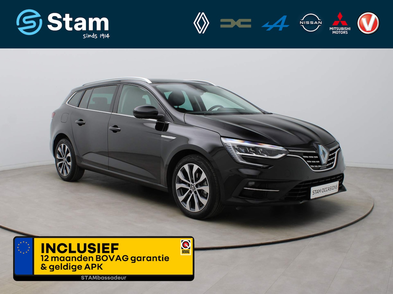 Renault Mégane Estate - TCe 140pk Techno EDC/AUTOMAAT Camera | Climate | Navi | Parksens. v+a | Stoel -/ Stuur ver - AutoWereld.nl