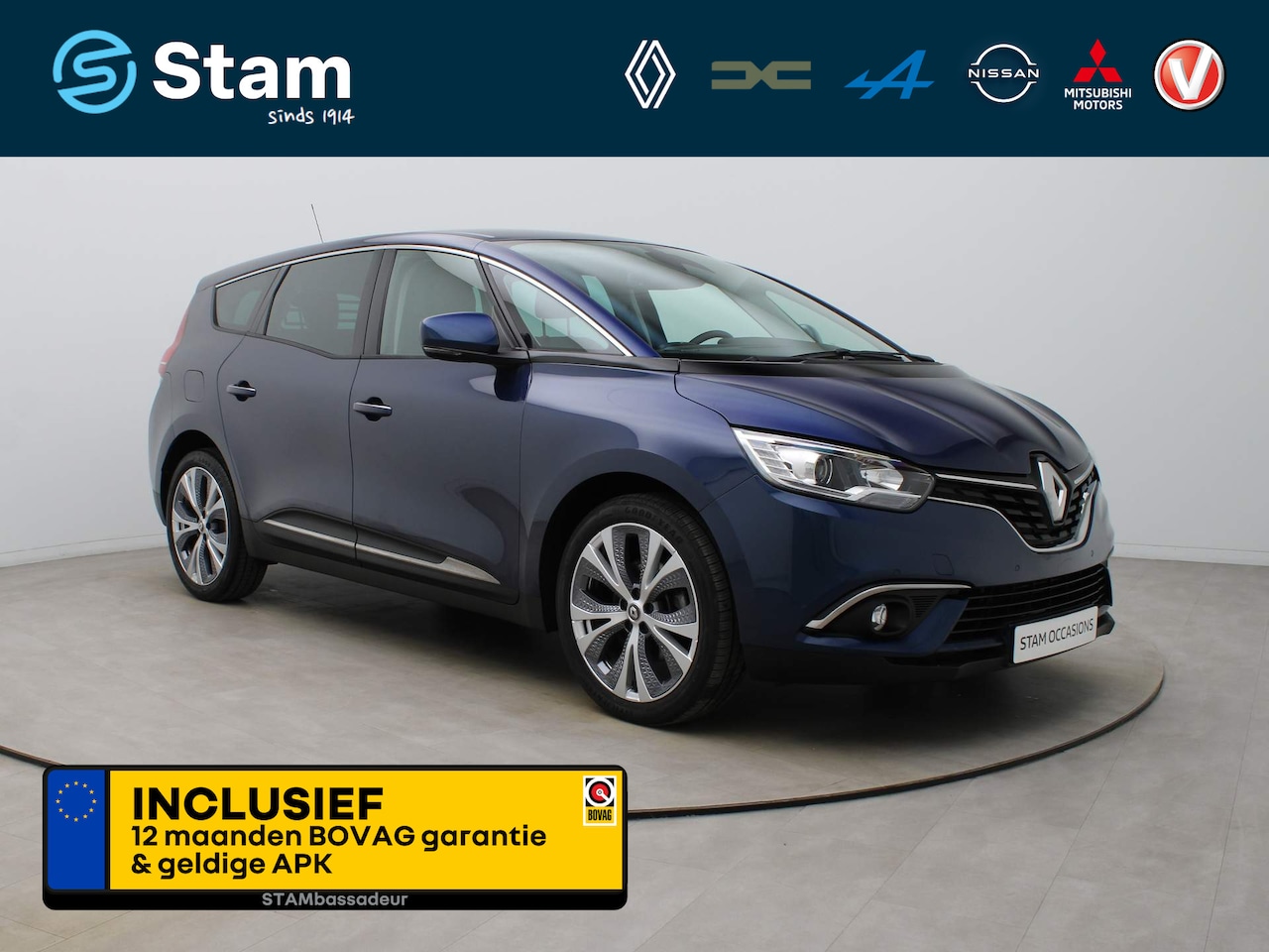 Renault Grand Scénic - TCe 115pk Intens Climate | Cruisecontrol | Navi | Parksens. v+a - AutoWereld.nl