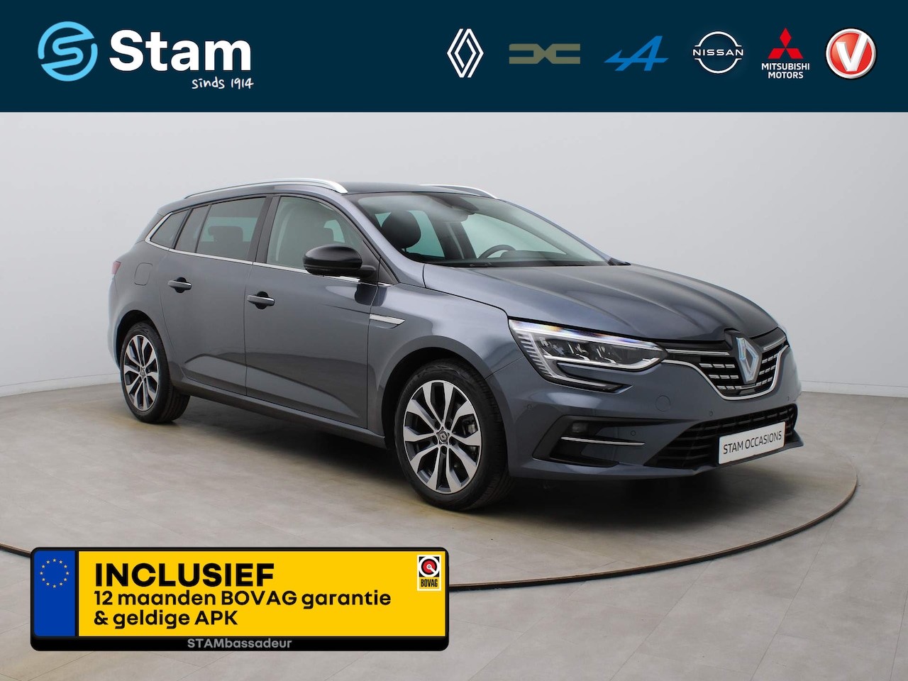 Renault Mégane Estate - TCe 140pk Techno EDC/AUTOMAAT BOSE | Camera | Climate | Parksens. v+a | Stoel-/stuurverwar - AutoWereld.nl