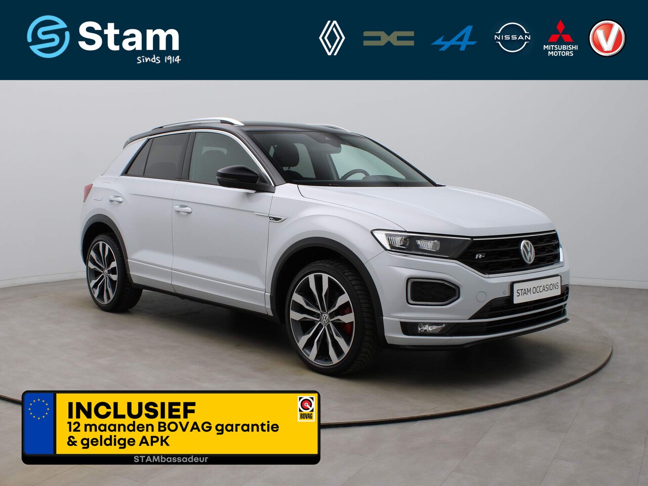 Volkswagen T-Roc - TSI 150pk Sport Business R DSG/AUTOMAAT Adapt. Cruise | Climate | Navi | Parksens. v+a - AutoWereld.nl