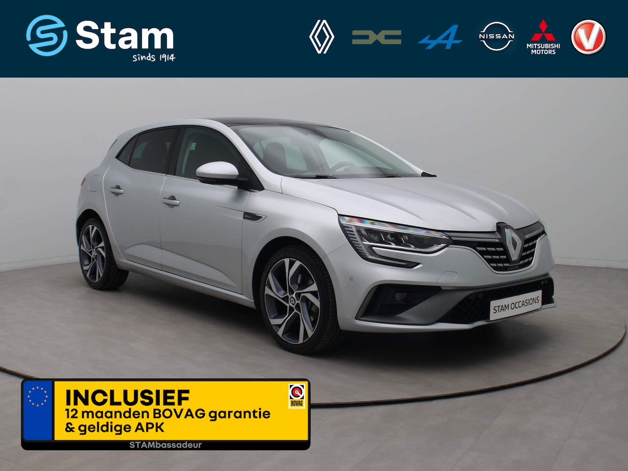 Renault Mégane - TCe 160pk R.S. Line EDC/Automaat Adapt. cruise | Bose | Head-Up disp. | Schuif-/kanteldak - AutoWereld.nl