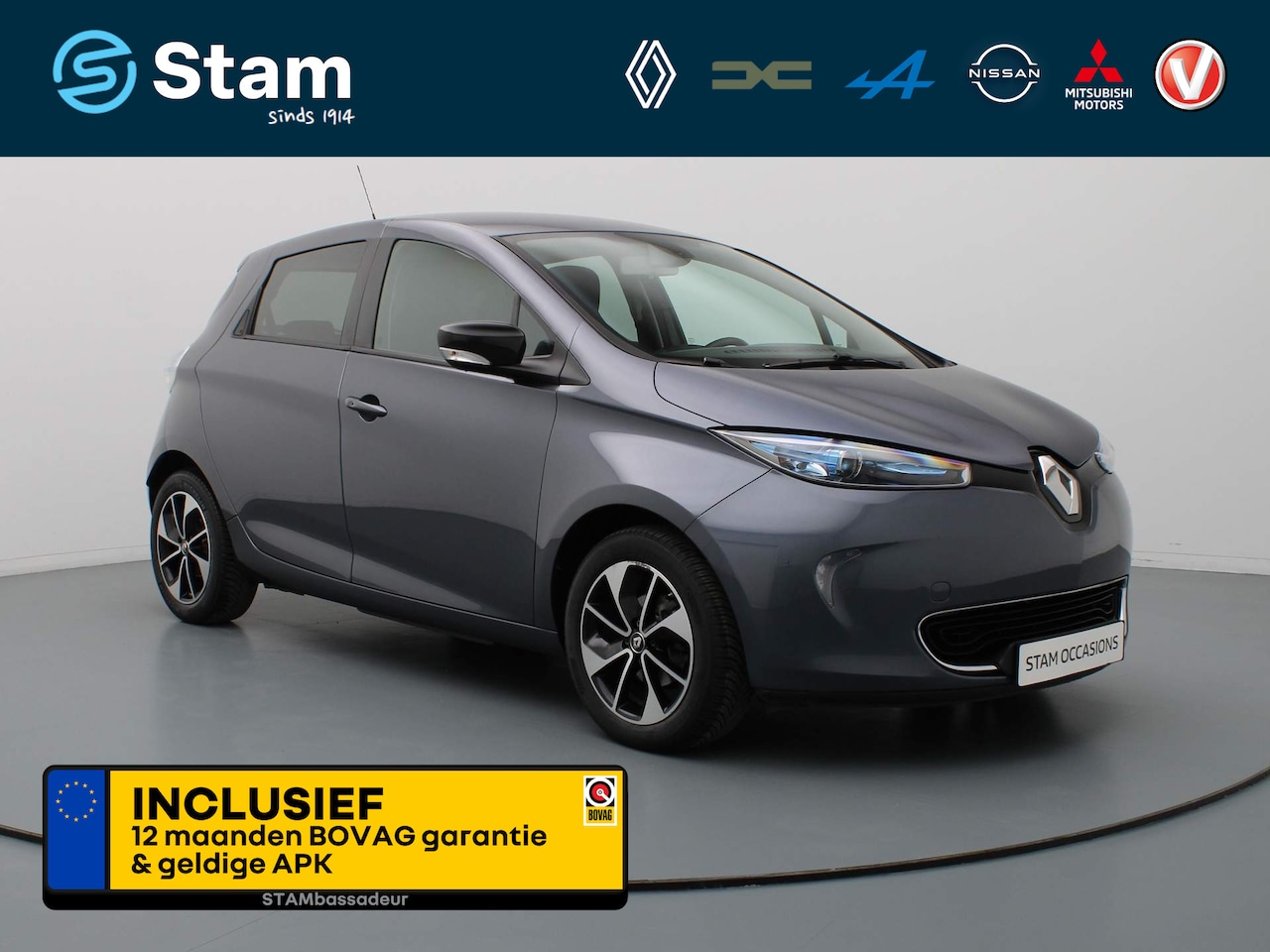 Renault Zoe - R90 Intens 41 kWh HUURBATTERIJ Camera | Climate | Navi - AutoWereld.nl