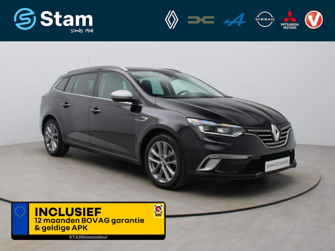 Renault Mégane Estate - TCe 140pk GT-Line Camera | Climate | Head Up | Navi | Parksens. v+a - AutoWereld.nl