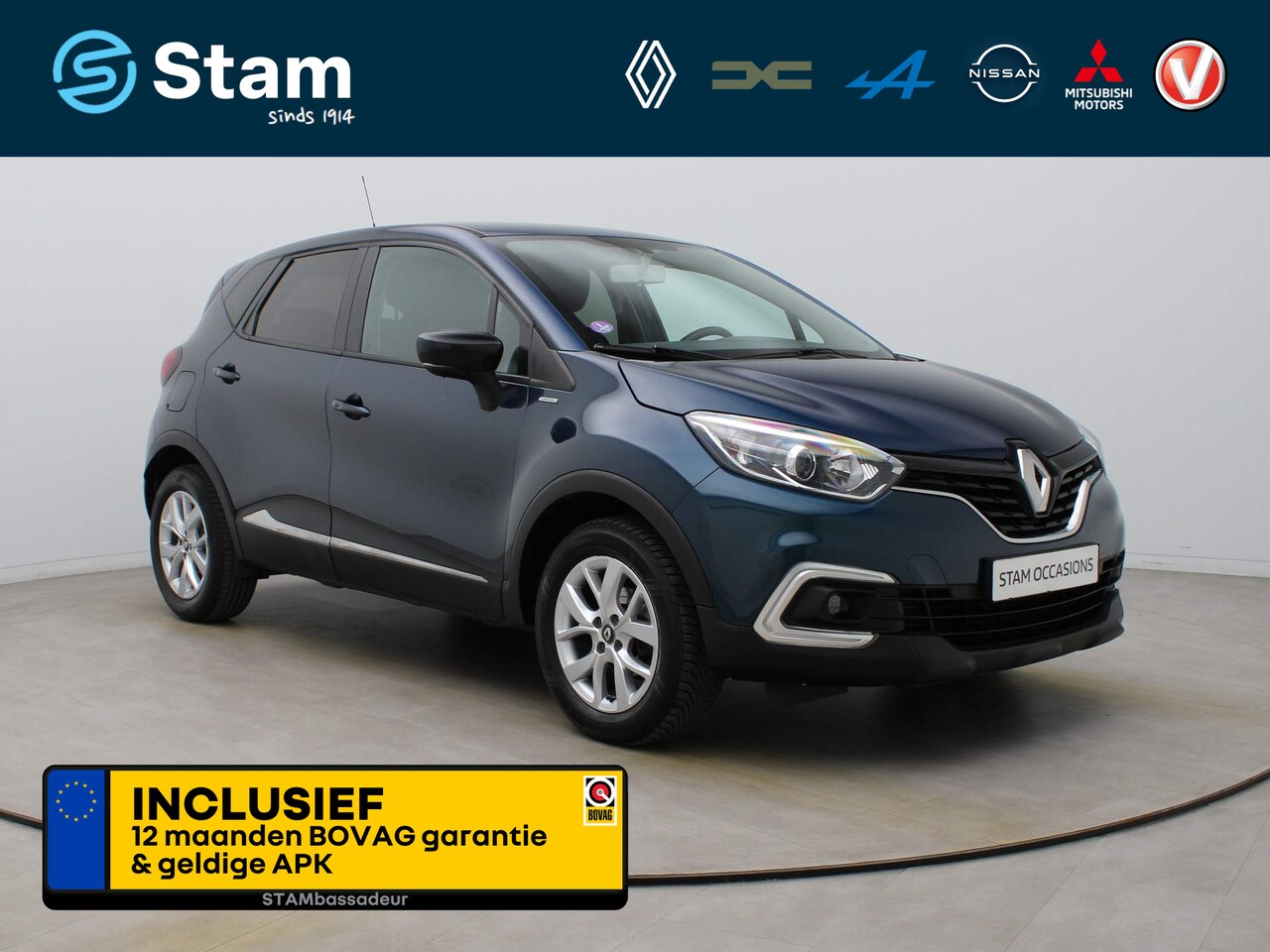 Renault Captur - TCe 90pk Limited Airco | Navi | Parksens. achter | Trekhaak - AutoWereld.nl