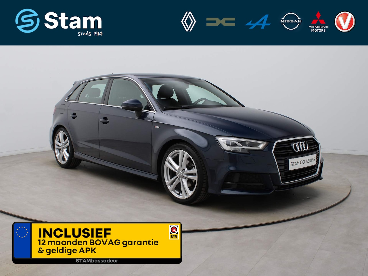 Audi A3 Sportback - 150pk 35 TFSI CoD Advance Sport S-Tronic/AUTOMAAT Carplay | Climate | Navi | Parksens. v+a - AutoWereld.nl