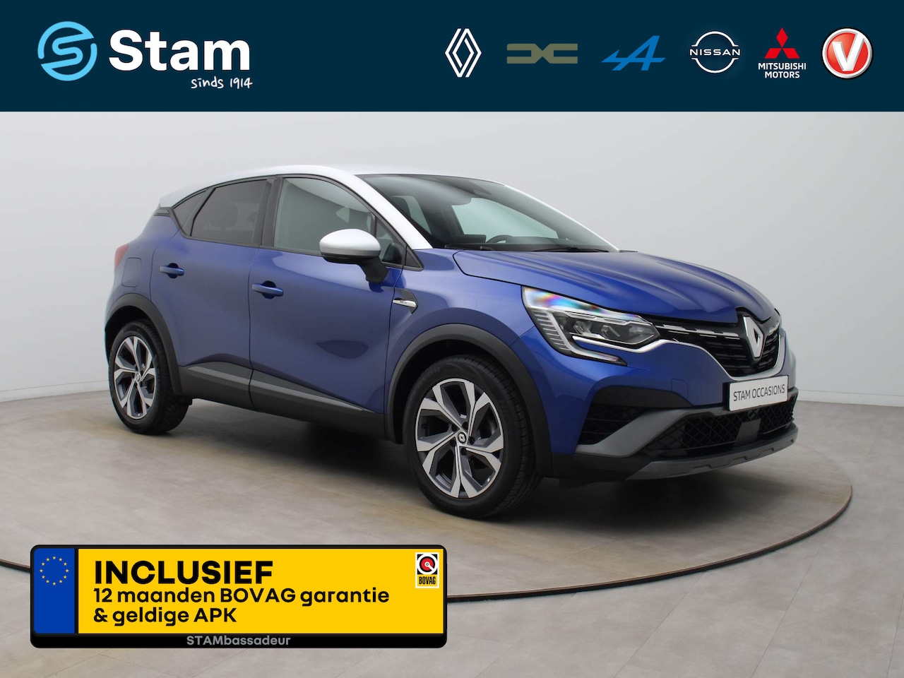 Renault Captur - Mild Hybrid 160pk R.S. Line EDC/AUTOMAAT Camera | Climate | Navi | Parksens. v+a | 18" Vel - AutoWereld.nl