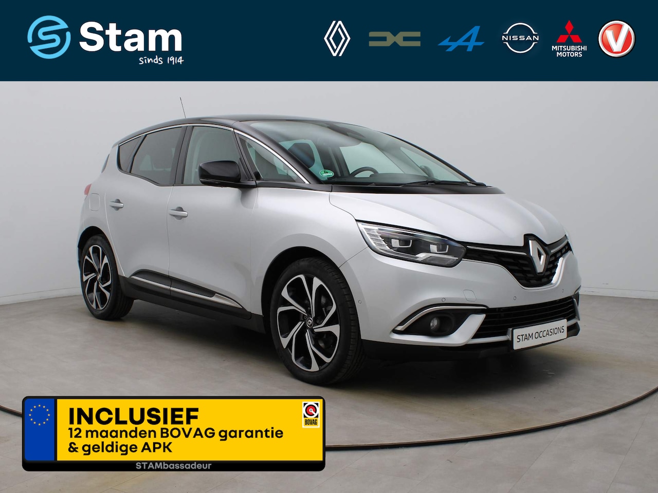 Renault Scénic - TCe 140pk Intens EDC/AUTOMAAT Camera | Climate | Navi | Parksens. v+a | Trekhaak - AutoWereld.nl