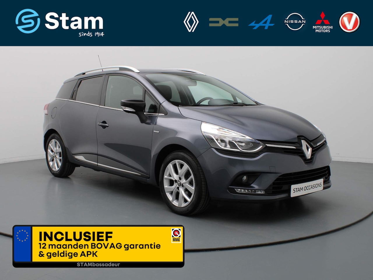 Renault Clio Estate - TCe 90pk Limited Airco | Carplay | Navi | Parksens. achter - AutoWereld.nl