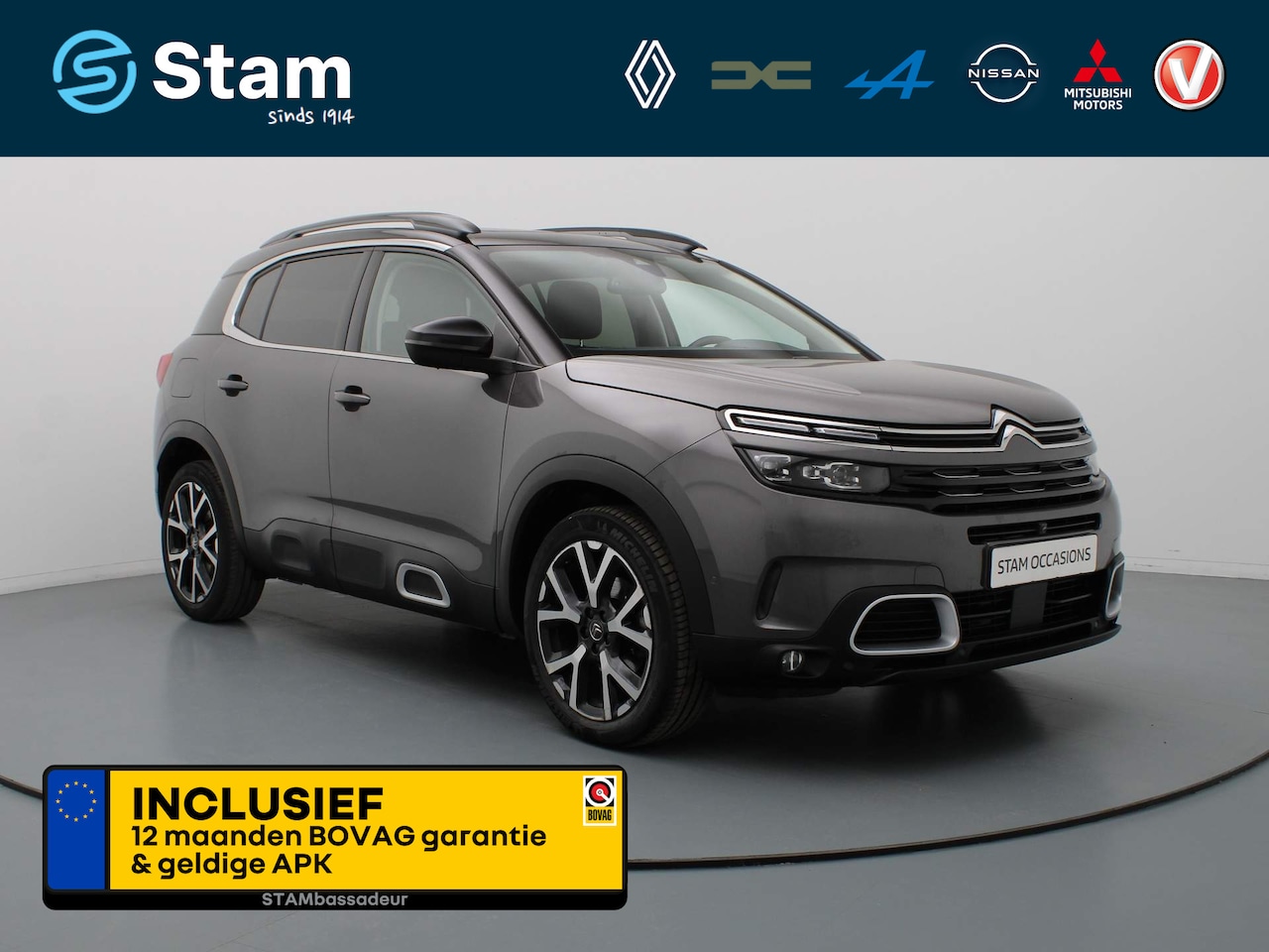 Citroën C5 Aircross - 130pk PureTech Business Plus AUTOMAAT Climate control | Navig | Panoramadak - AutoWereld.nl