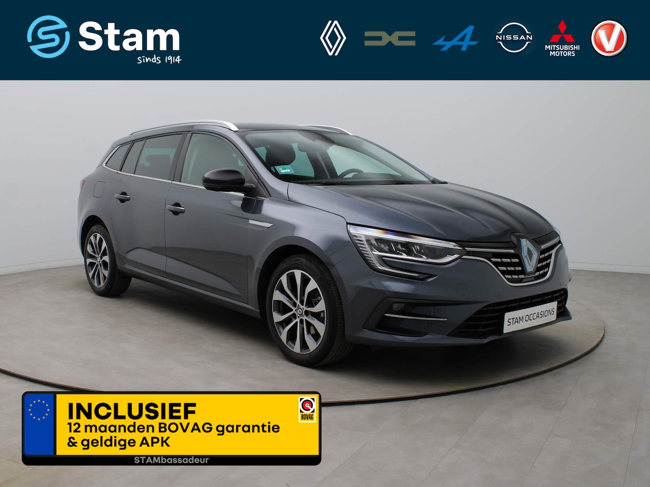 Renault Mégane Estate - TCe 140pk Techno EDC/AUTOMAAT Camera | Climate | Navi | Parksens. v+a | Stoel -/ Stuur ver - AutoWereld.nl