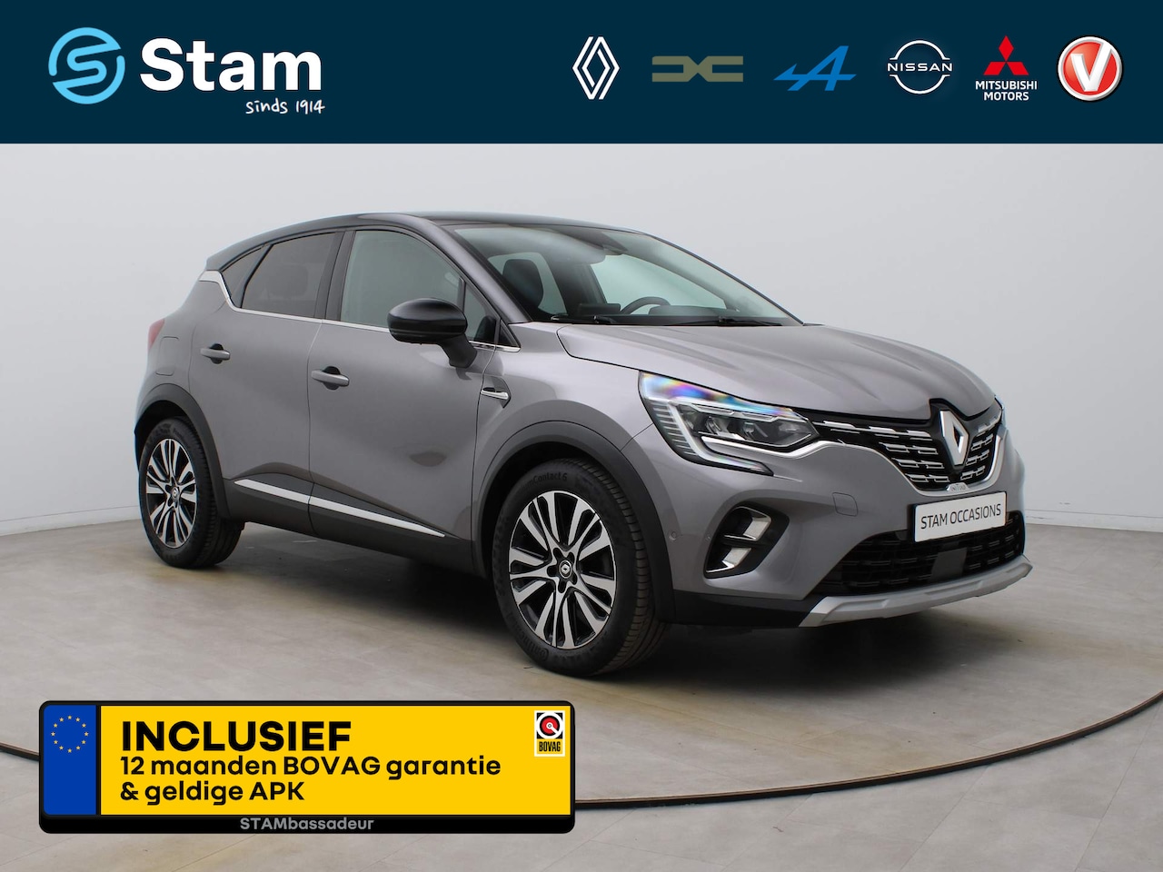 Renault Captur - TCe 140pk Initiale Paris EDC/AUTOMAAT 360° Camera | Leder | Navi | Schuif-/kanteldak | Sto - AutoWereld.nl