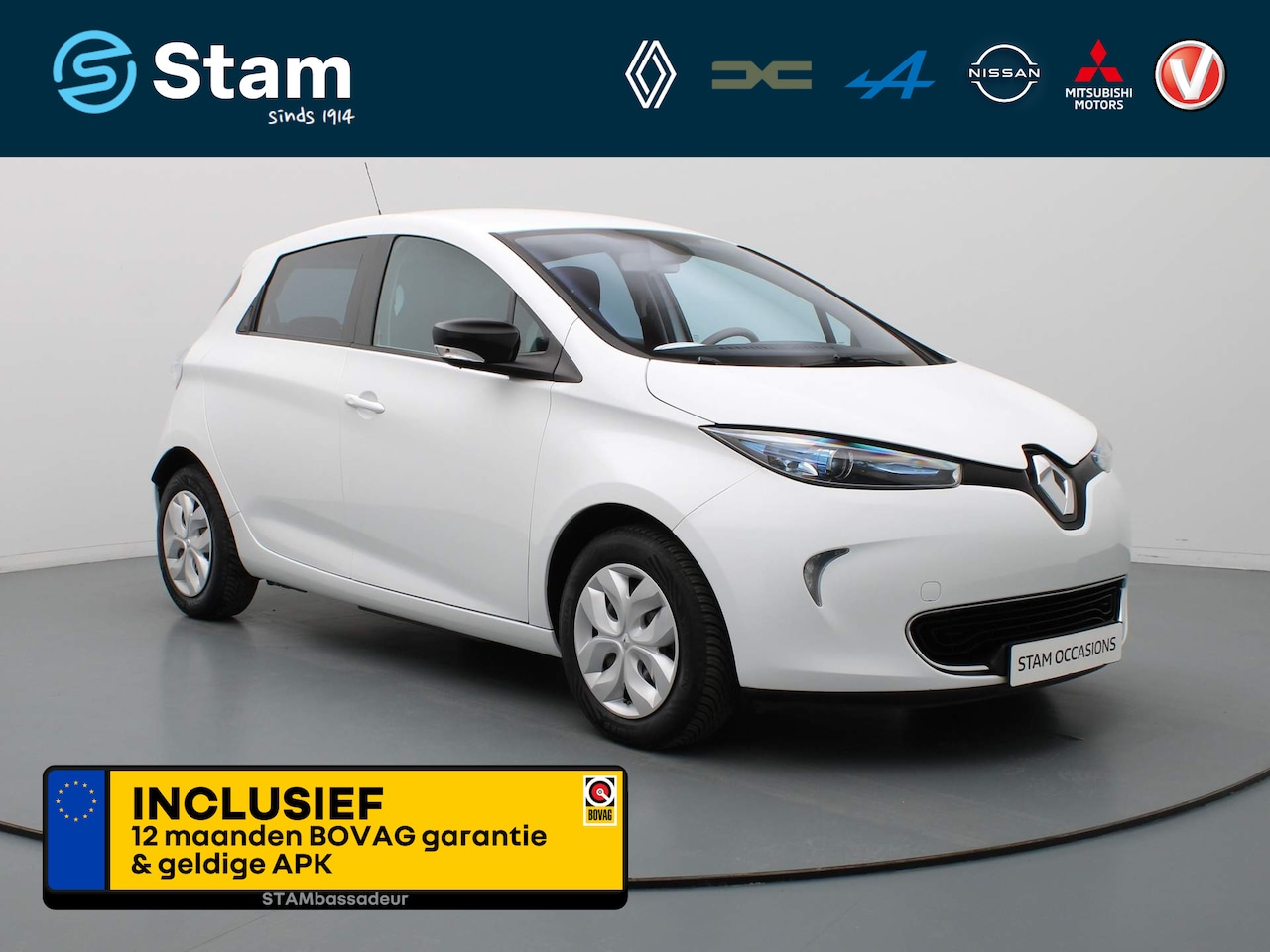 Renault Zoe - R240 Intens 22 kWh HUURBATTERIJ Navig | Climate control - AutoWereld.nl