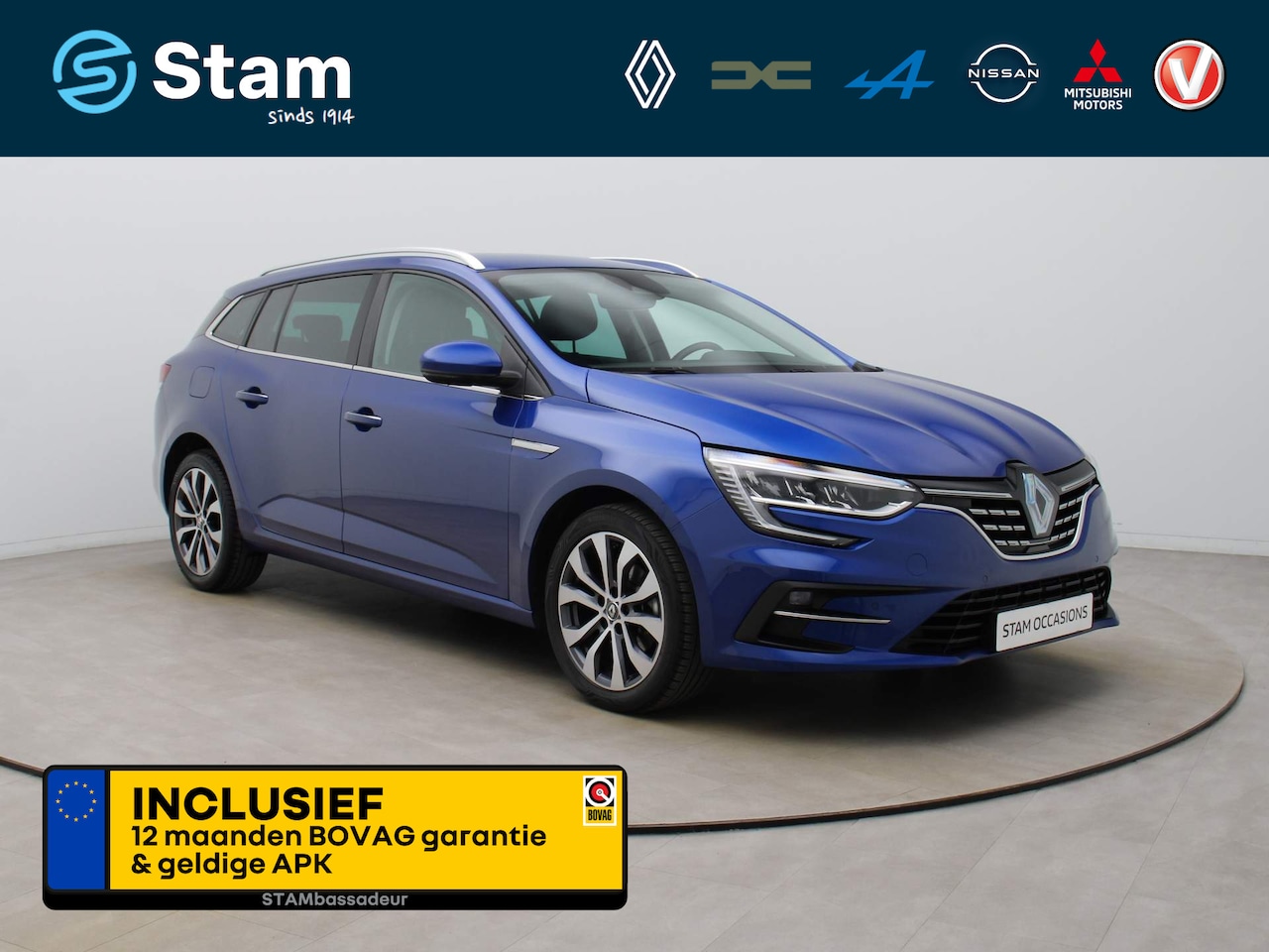 Renault Mégane Estate - TCe 140pk Techno EDC/AUTOMAAT Camera | Climate | Navi | Parksens. v+a | Stoel -/ Stuurverw - AutoWereld.nl