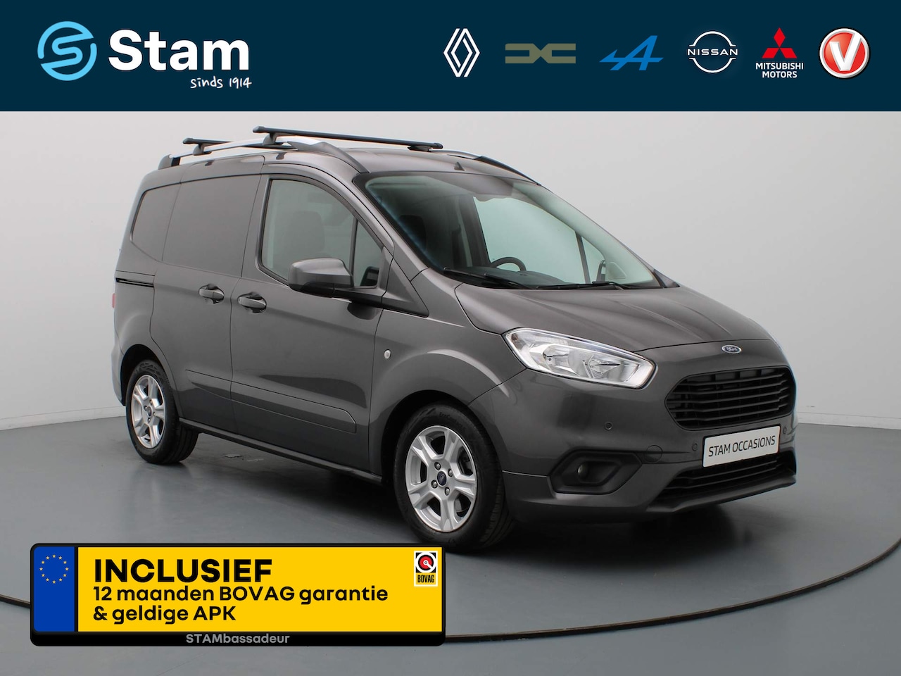 Ford Transit Courier - 100pk TDCI Limited Duratorq S&S Climate control | Trekhaak | Verwarmbare voorruit - AutoWereld.nl