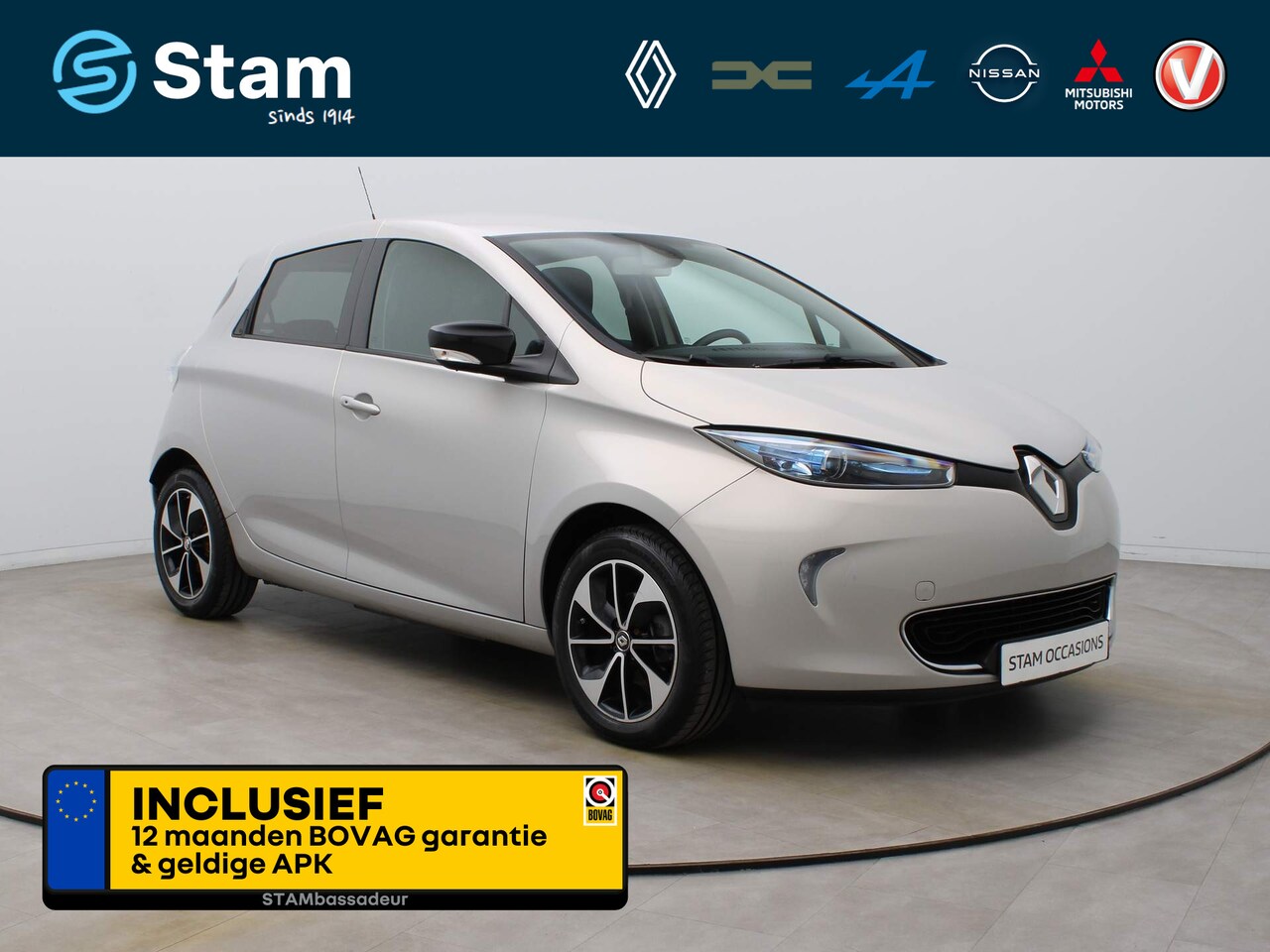 Renault Zoe - Q90 Intens Quickcharge 41 kWh INCL BATTERIJ Camera | Climate | Navi - AutoWereld.nl