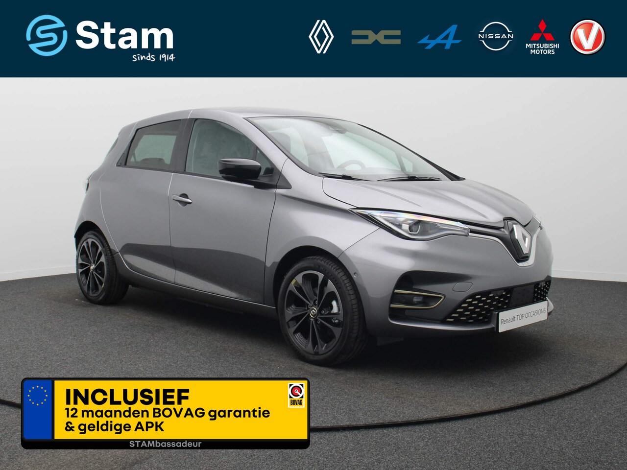 Renault Zoe - R135 Iconic 52 kWh KOOPBATTERIJ Bose | Camera | Climate | 9,3" Navi - AutoWereld.nl