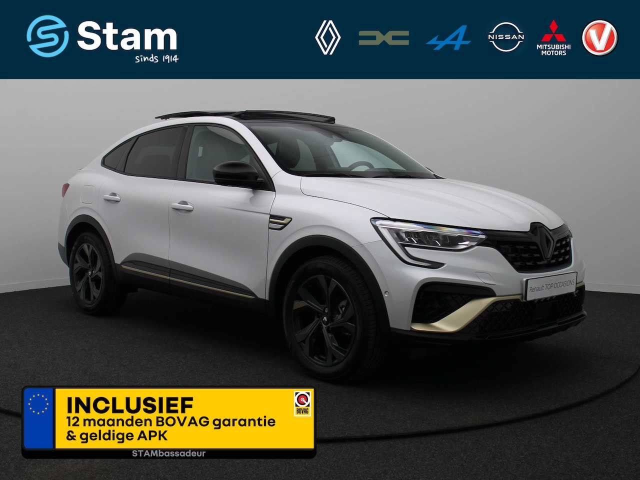 Renault Arkana - E-Tech Engineered hybrid 145pk Adapt. cruise | Bose | Dodehoeksensoren | Schuif-/kanteldak - AutoWereld.nl