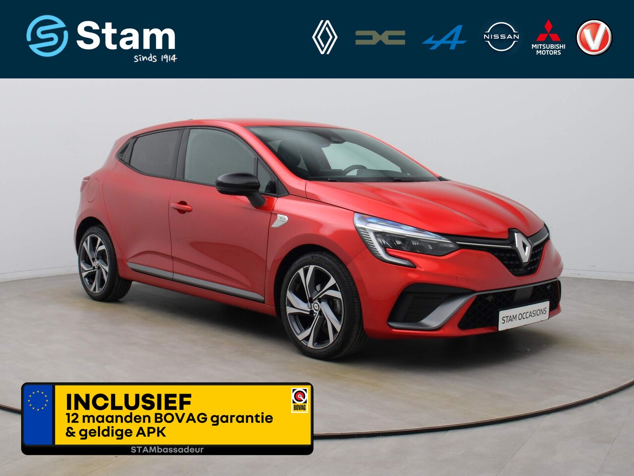 Renault Clio - TCe 90pk R.S. Line Adapt. cruise | Camera | Navi | Parksens. v+a | 17" Velgen - AutoWereld.nl