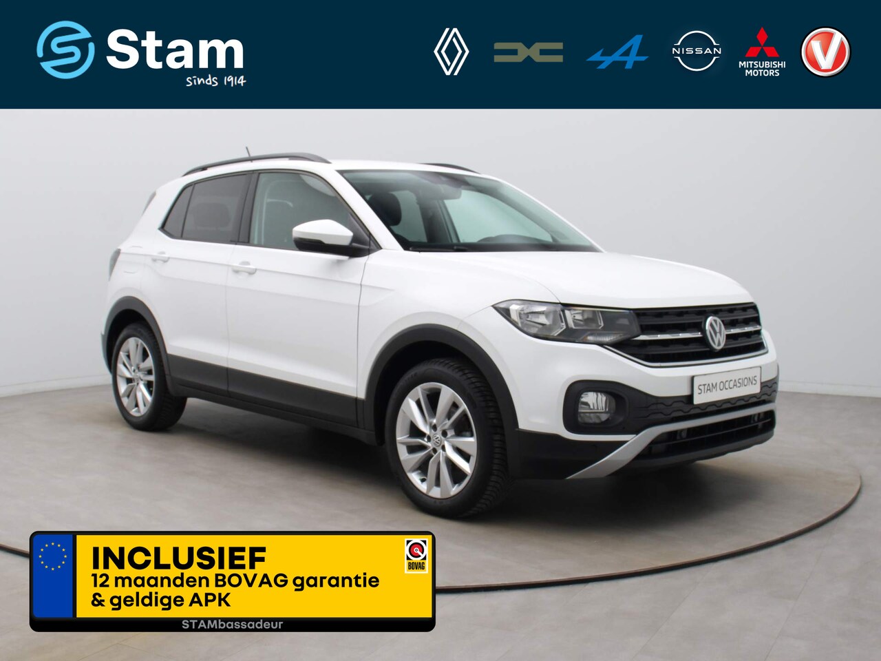 Volkswagen T-Cross - 96pk TSI Life Adapt. Cruise | Climate | Navi | Parksens. v+a - AutoWereld.nl